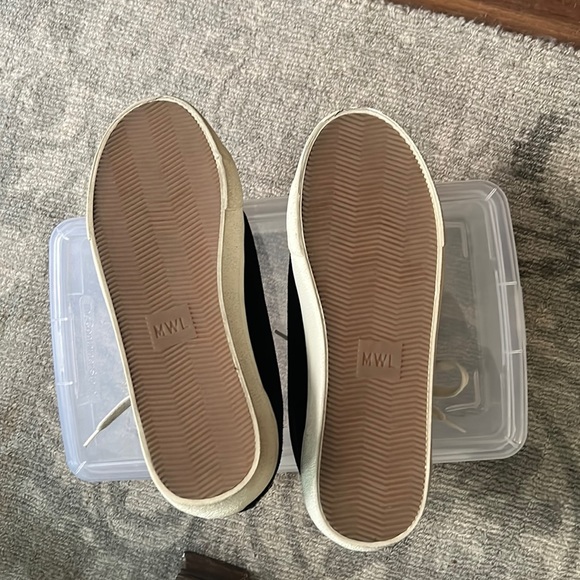 Madewell Genuine Suede Leather Aninal Print Sidewalk Sneakers - Picture 5 of 8